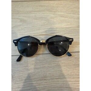 Ray-Ban RB4346 901 Black/Gold Round Full Rim FRAMES Only 51-19-145